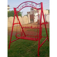 3 Seater Red Iron Jhula - Application: Garden