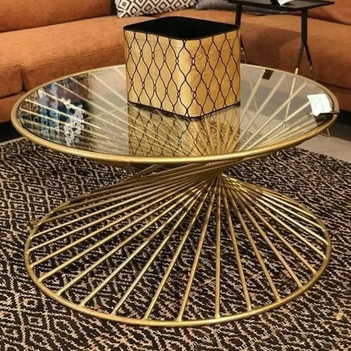 Iron Dining Table - Color: Golden