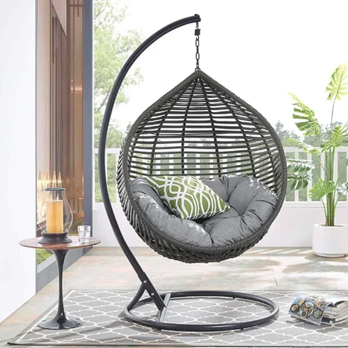 1 Seater Outdoor Iron Swing - Application: Lounge