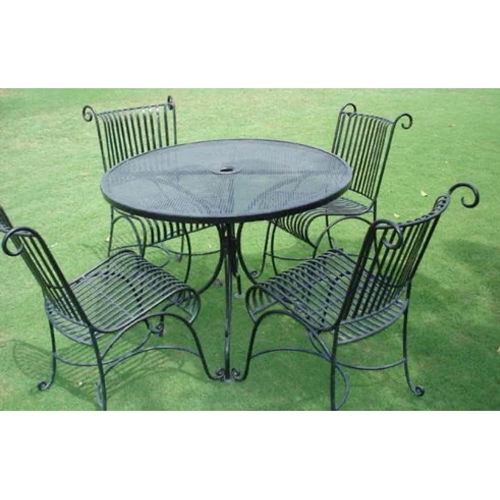 Cast Iron Garden Table And Chair - Application: Outdoor