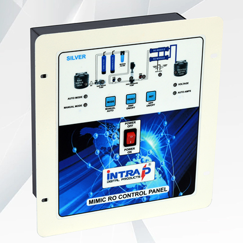 RO Control Panel 1000LPH Silver MIMIC