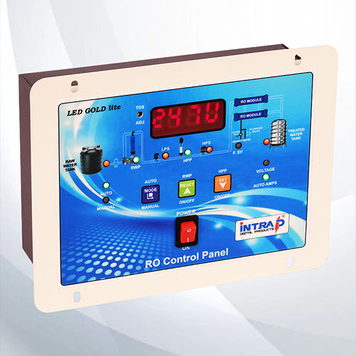 500Lph Led Gold Lite Ro Control Panel - Dimension (L*W*H): 125(H) X 185(L) X 60(D) Millimeter (Mm)