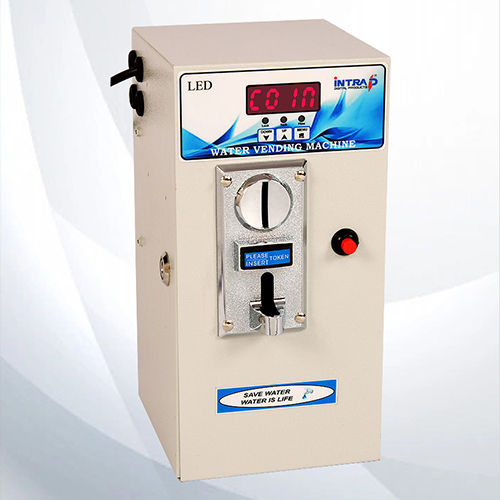 Led Display Single-Multi Digital Water Vending Machine - Color: Silver