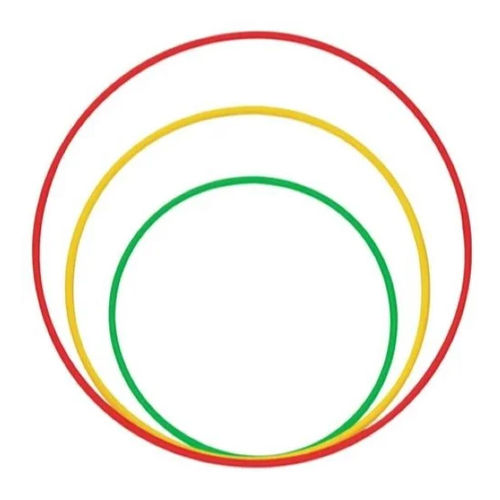 24 Inch Hula Hoops - Color: Multicolor