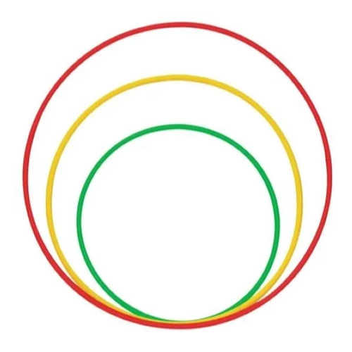 30 Inch Hula Hoops - High-Quality PVC, 30" Diameter, Multicolor Design | Durable, Dustproof, Round Shape for Core Strength and Balance