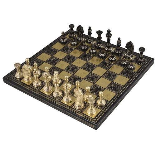 Brass Antique Chess Set - Age Group: Adults