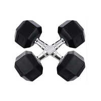 10kg Rubber Dumbbell Set