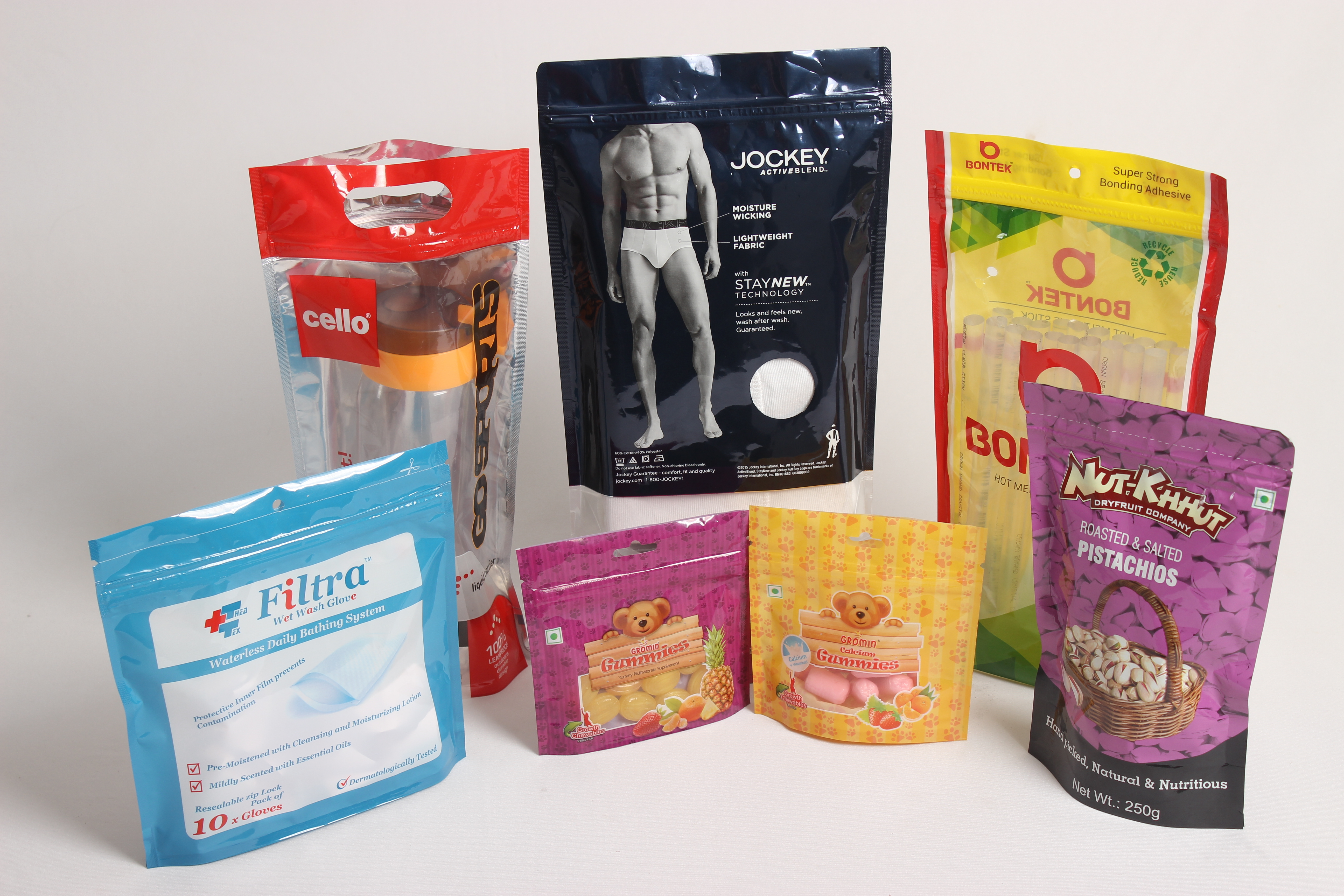 Zipper Food Pouches - Plastic 80-420mm X 70-380mm Customize Color | Leak-proof Air-tight Resealable For Freshness Retention