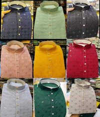 Mens Kurta Pyjama Heavy - Color: As Per Image