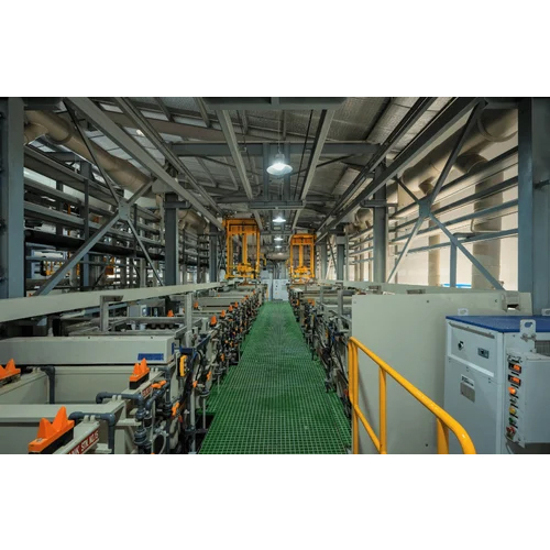 सेमी ऑटोमैटिक विंडो सेक्शन एनोडाइजिंग प्लांट