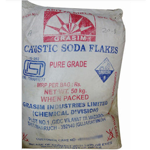 Caustic Soda Flakes - 100% Pure Caustic Soda, White Solid Flakes for Industrial Applications, Soap and Detergent Production, Water Treatment, Oil Refining