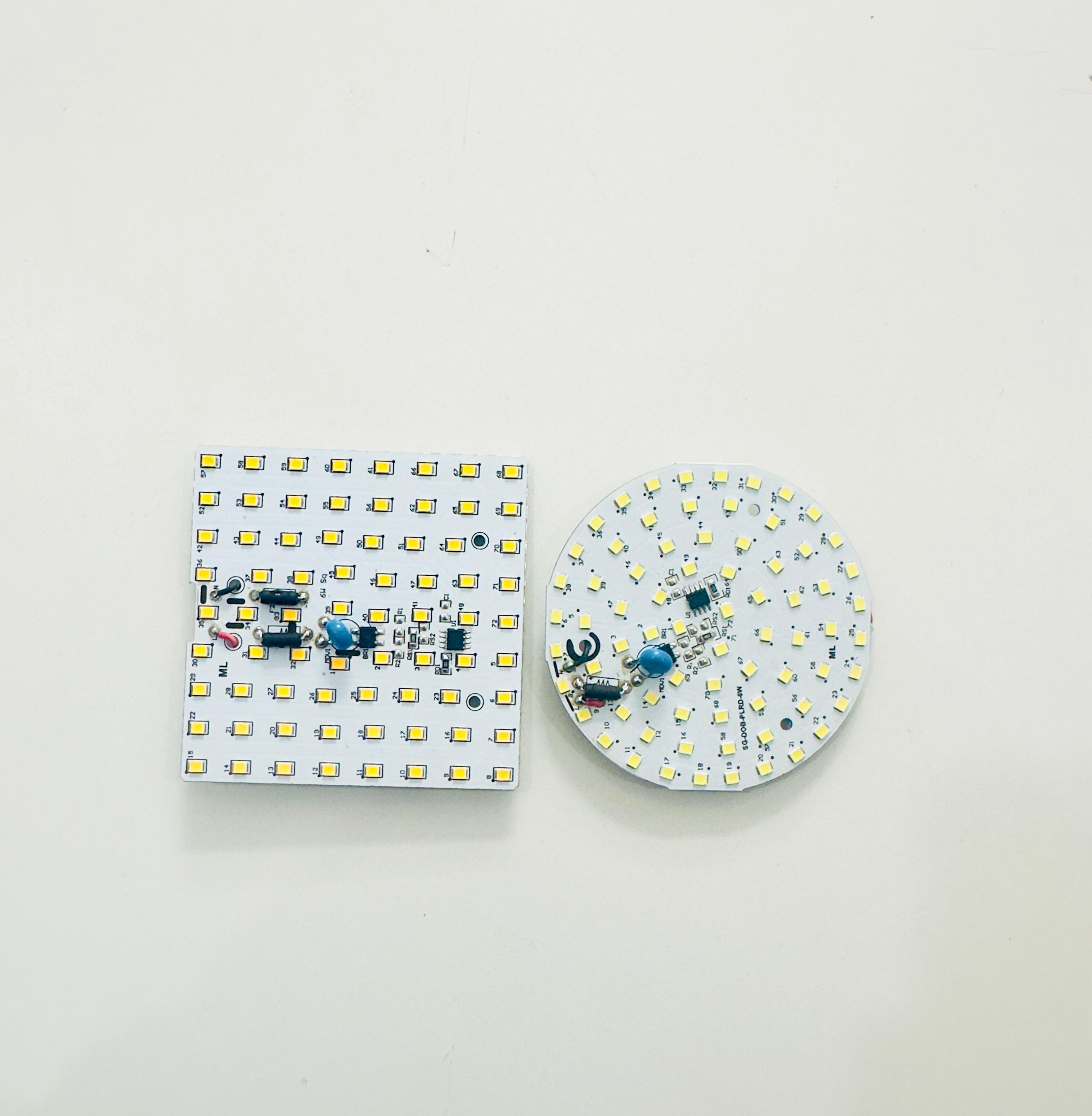 Mount 8w Led Dob Panel Rd/sq Cw - Aluminum Body, Cool White Color, 800lm Luminous Flux, Ip44 Rated, Input Voltage 220-240v, Usage: Home Office, Restaurant, Shop