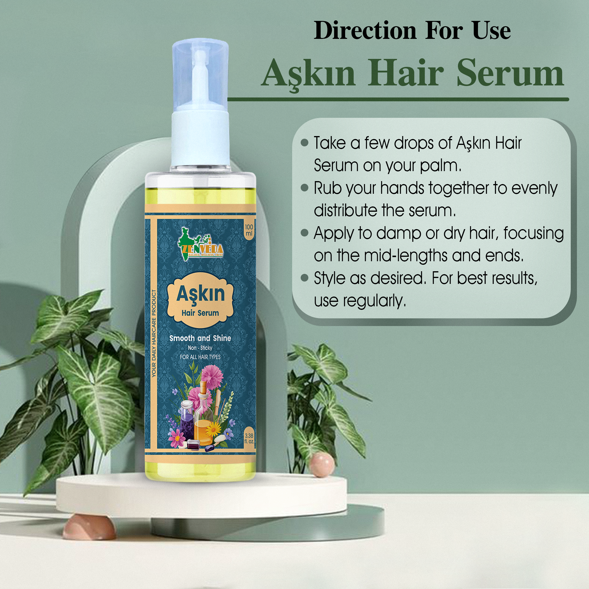 100ml Ayurvedic Askin Hair Serum