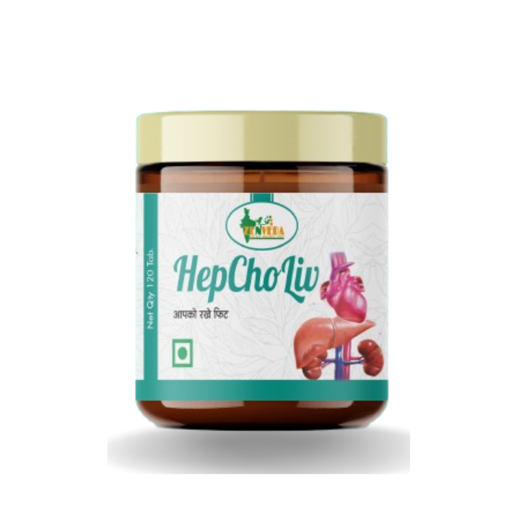 HepCho Liv Ayurvedic Cholesterol Control Tablets 120