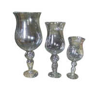 Tin Tin Glass Candle Stand - Finishing: Polishing