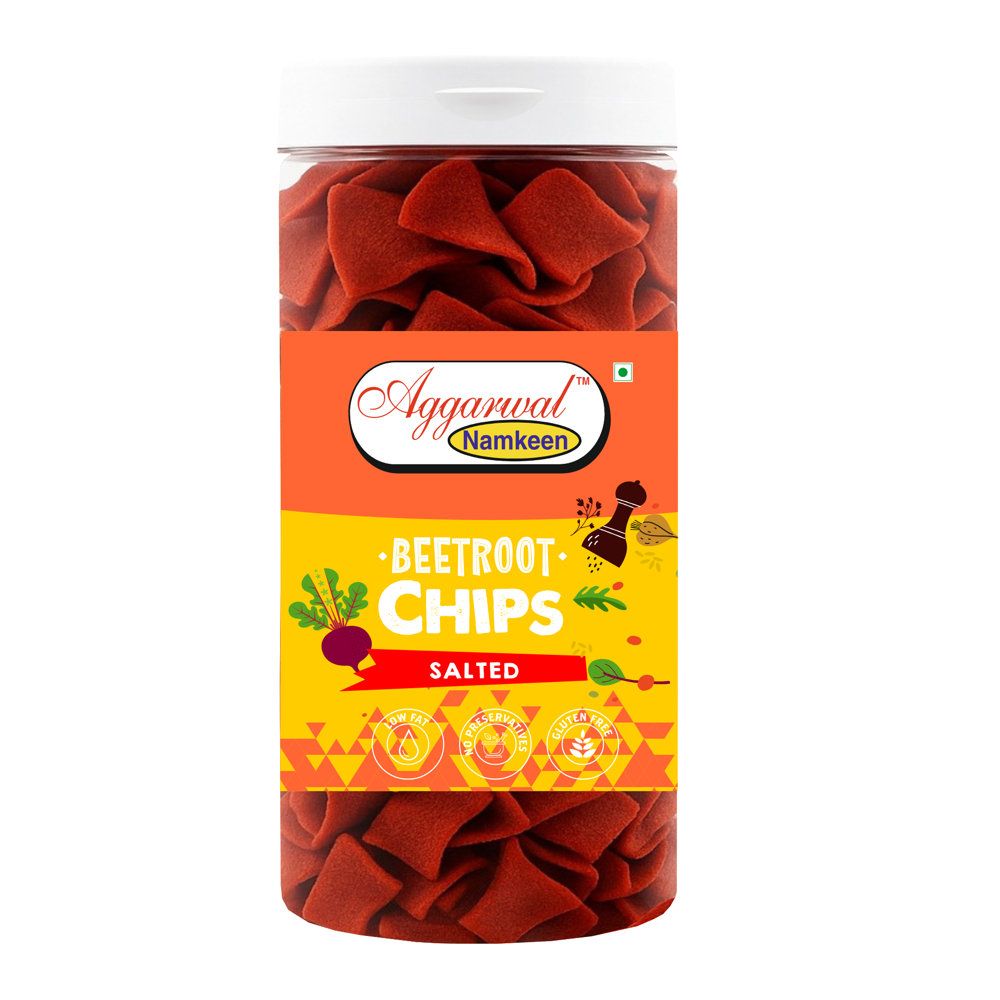 Beetroot Salted Chips - Feature: Tasty Healthy Snacks