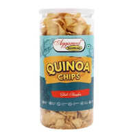 Quino Bhel Chaska Chips - 150 Gm Bottle | Fried Quinoa Snacks With Beetroot, Urad Dal, Brown Rice Powder, And Spices, Gluten-free