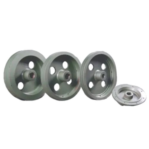 Air Compressor Fan Pulley - Color: Silver