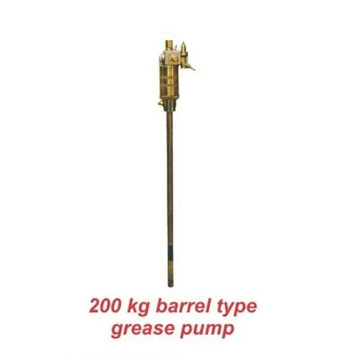 200 Kg Barrel Grease Pump - Color: Golden