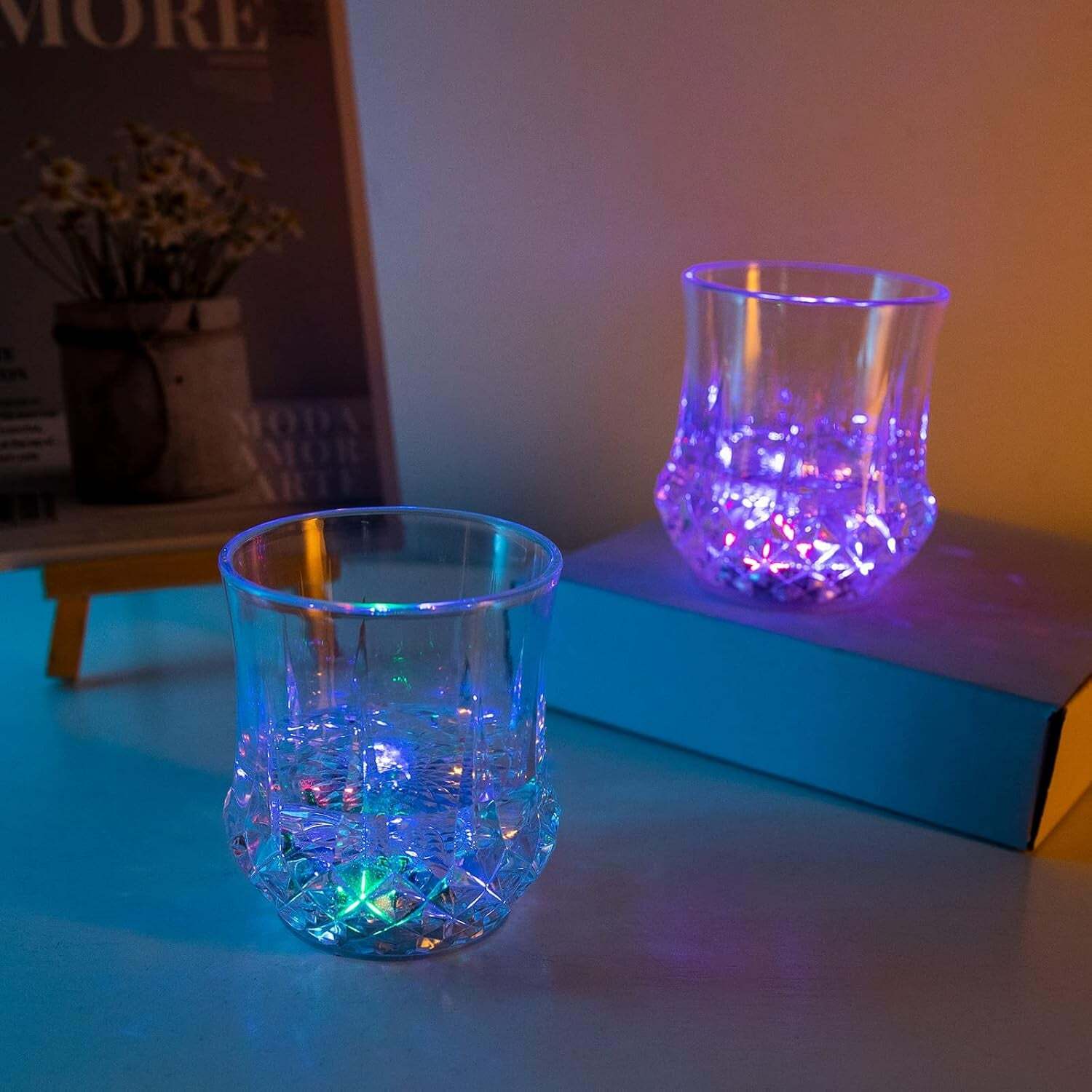 Led Light-up Cup Water Inductive Rainbow Color Changings