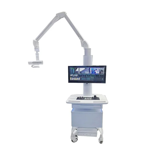 Yc-J-0301370 3D Hd Surgery Broadcast Trolley - Color: White