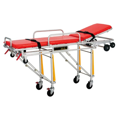 Ydc - 3B05 Aluminium Ambulance Stretcher Trolley - Material: Metal