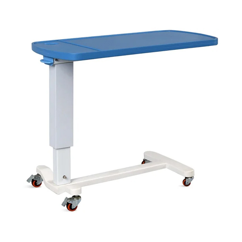 SKH046-2 Overbed Table - Durable High-Quality Material , Manual Height & Tilt Adjustment for Comfortable Use