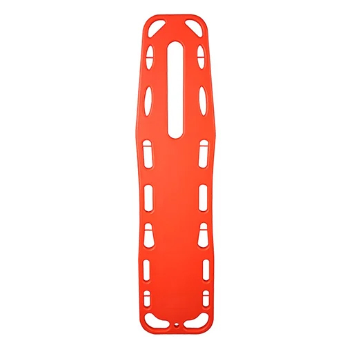 Fibre Plastic Spine Backboard Stretcher - Color: Orange