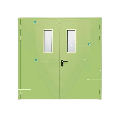 Gspm-S Double Open Comforts Medical Manual Swing Steel Door - Application: Interior