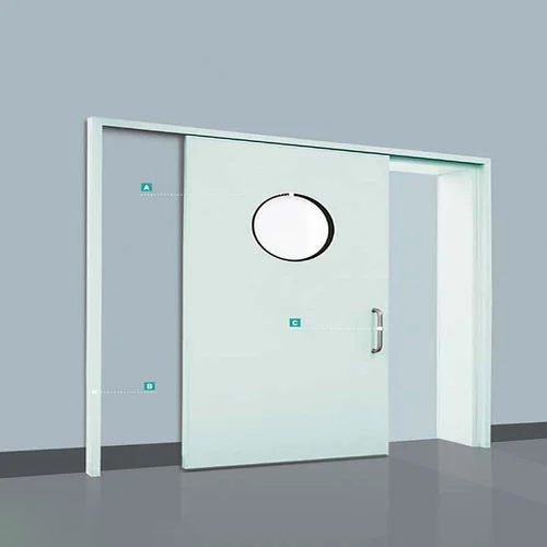 Medical Manual Sliding Door - Color: Multicolor
