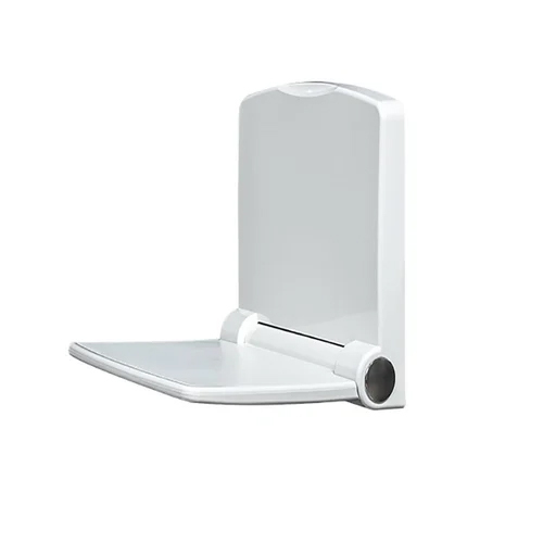 Hs-01N Bathroom Wall Mounted Fold Up Shower Seat For Disabled - Color: White