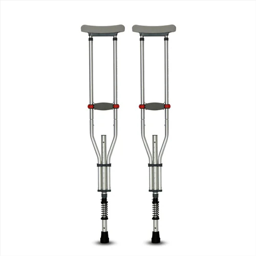 8131T Aluminum Foldable Crutch - Power Source: Manual