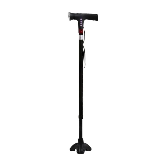 4600B Multi-Function Walking Stick With Led Light Alarm And Radio - Material: Steel
