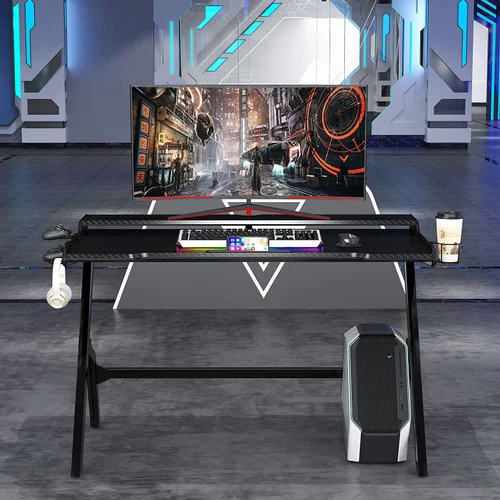 01_Skyrim AccionX Gaming Table with LED with Elevated Monitor