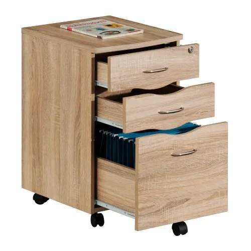 3 Side Office Drawer - High-Quality Wooden Material, Various Sizes Available | Durable, Elegant Design for Efficient Office Storage