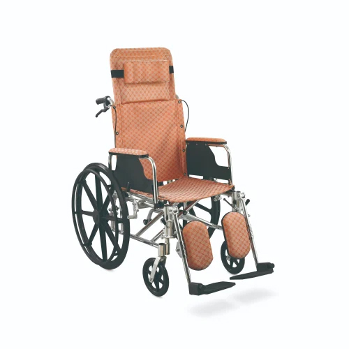 Functional Aluminium Manual Wheel Chair - High-Quality Polished Finish, 250 lbs Capacity, Detachable Armrests, Adjustable Footrest, Supporting Belt, Portable Design
