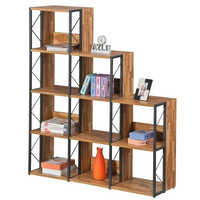 ERGONIKO Wooden Bookshelf Furniture