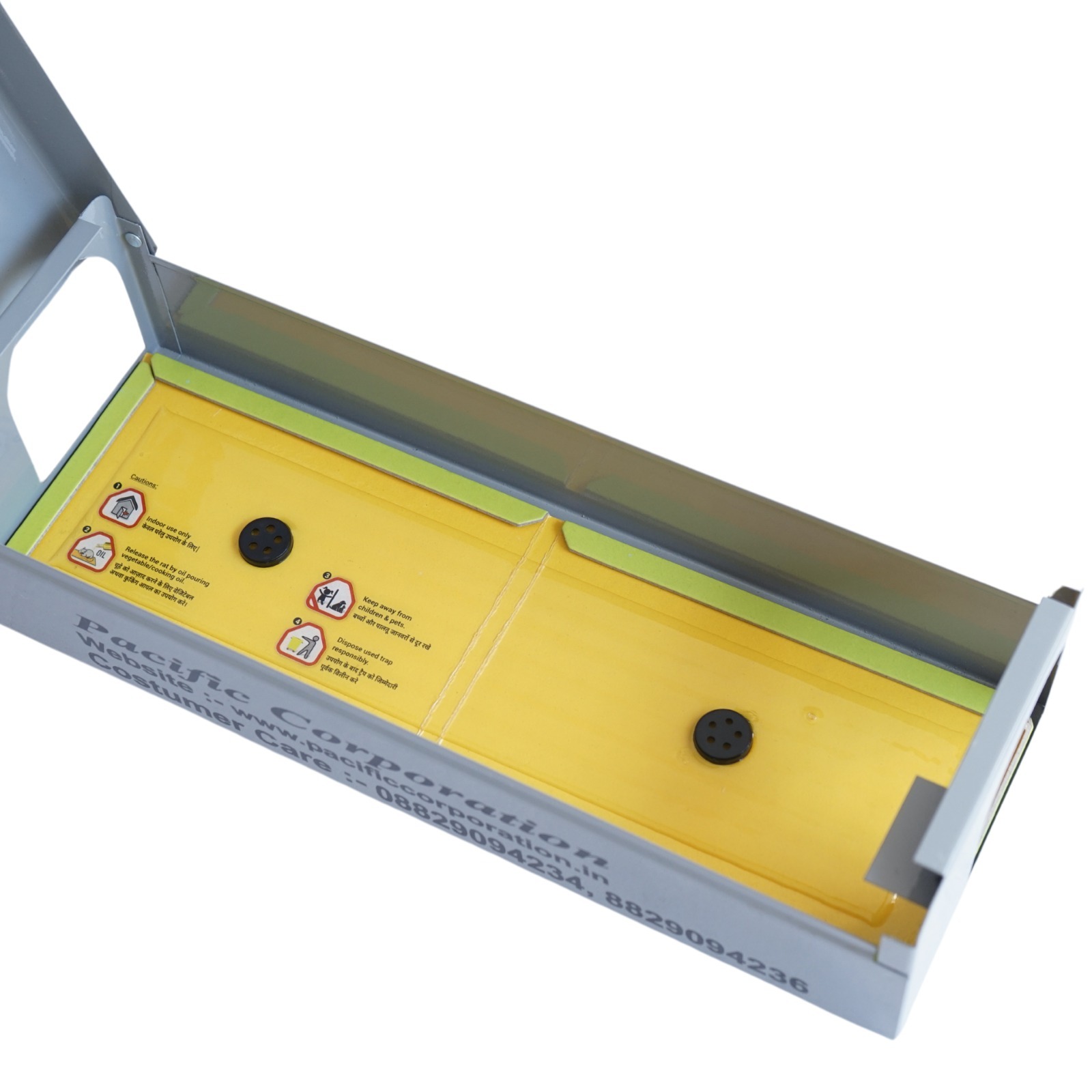 Pest Glue Trap - Pp Material, 33.5x10.8 Cm Size, Green Color | Effective Rat & Mouse Control, Ideal For Domestic & Industrial Use