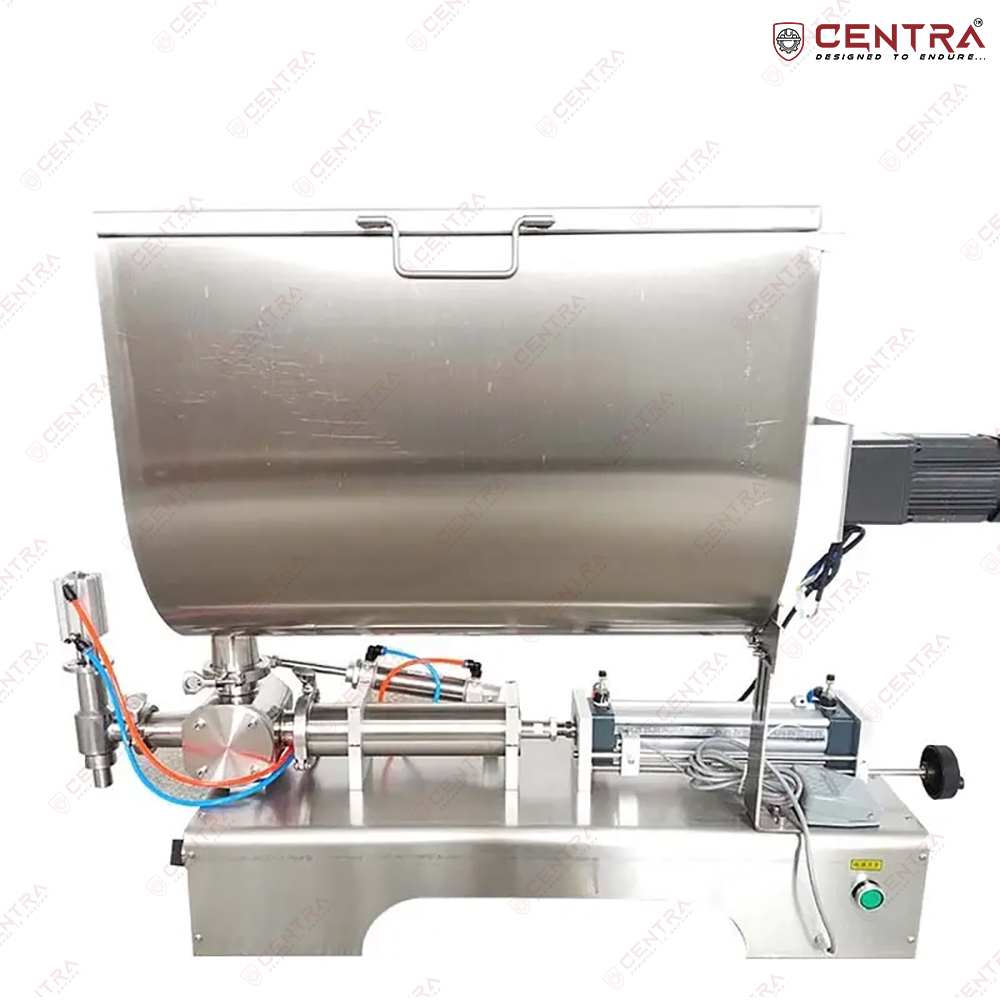 Pickle Filling Machine - Ms Material, Semi-automatic, Silver Color | Electric Drive, 220-240 Volt, 1 Year Warranty, Human Machine Interface