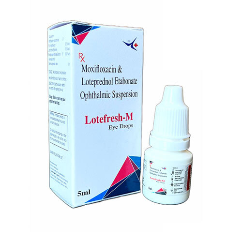 Lotefresh-M Eye Drop - Ingredients: Loteprednol 0.5% +Moxifloxacin Hcl 0.5%