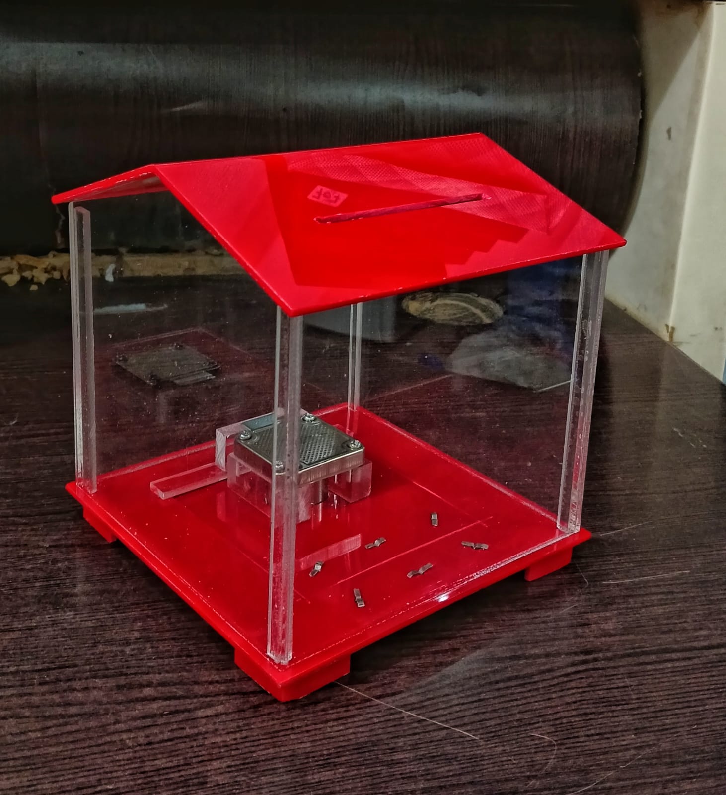 Transparent Donation Box