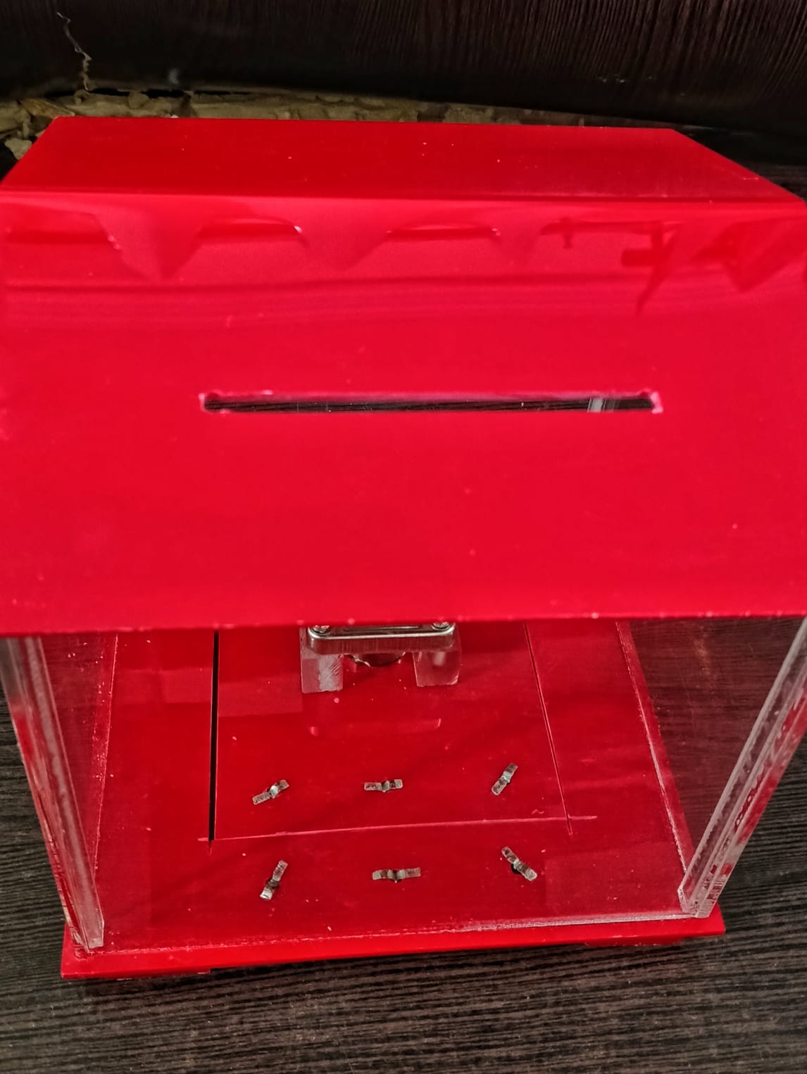 Transparent Donation Box - Weight: 525 Grams (G)