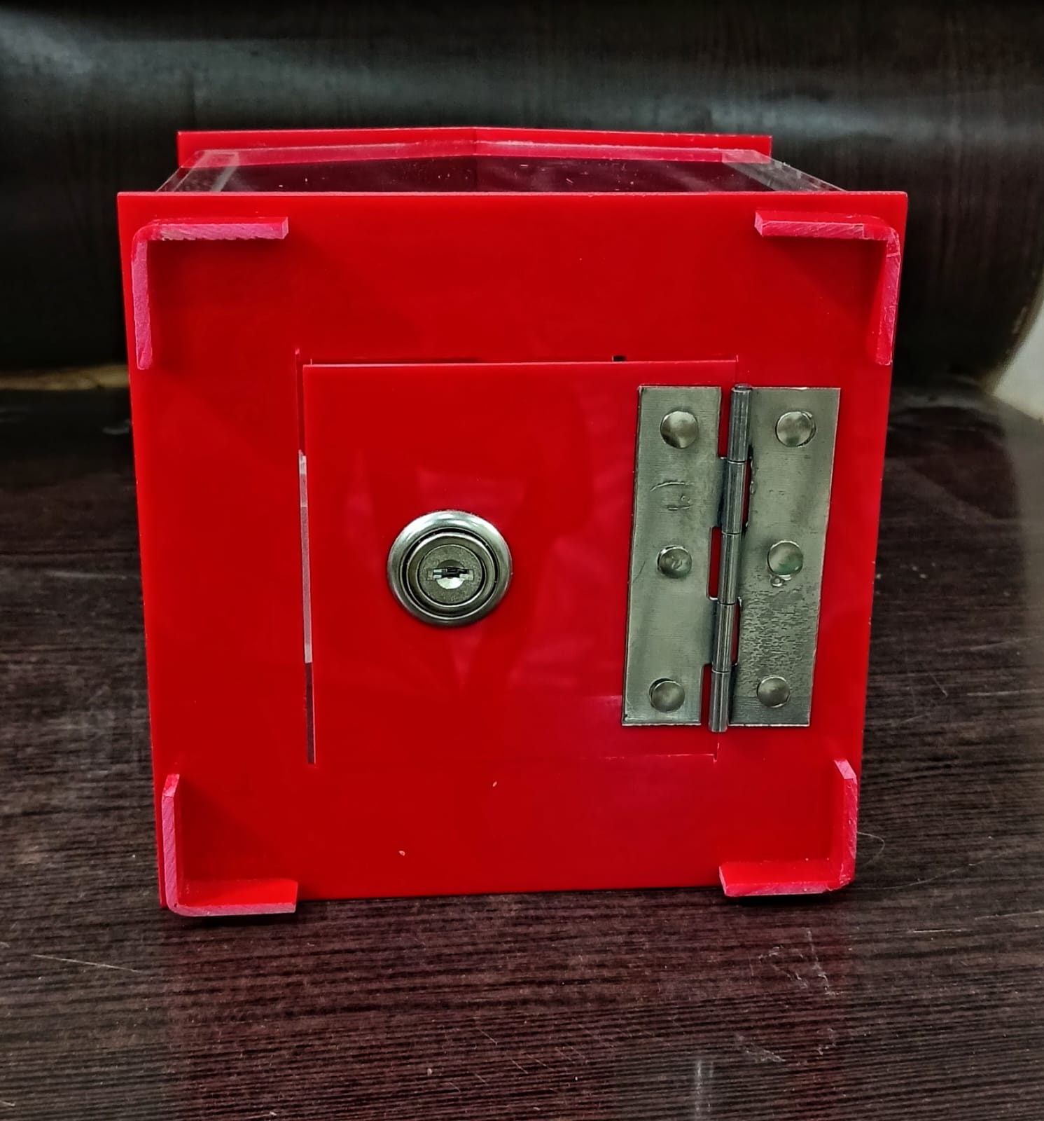 Transparent Donation Box - Weight: 525 Grams (G)