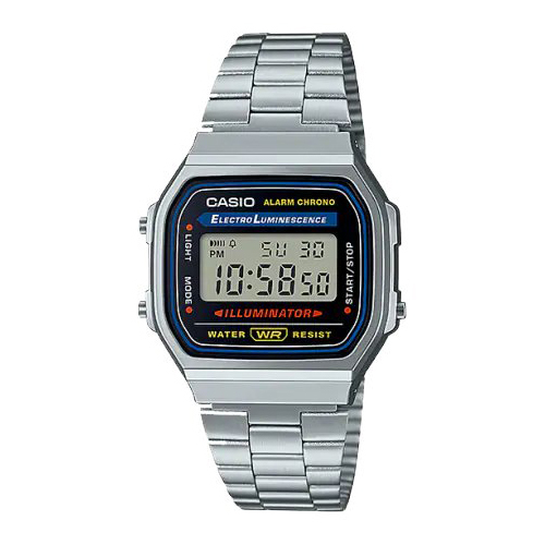 Casio Watch - Stainless Steel, Digital Type | Men's Design, 24-Month Warranty