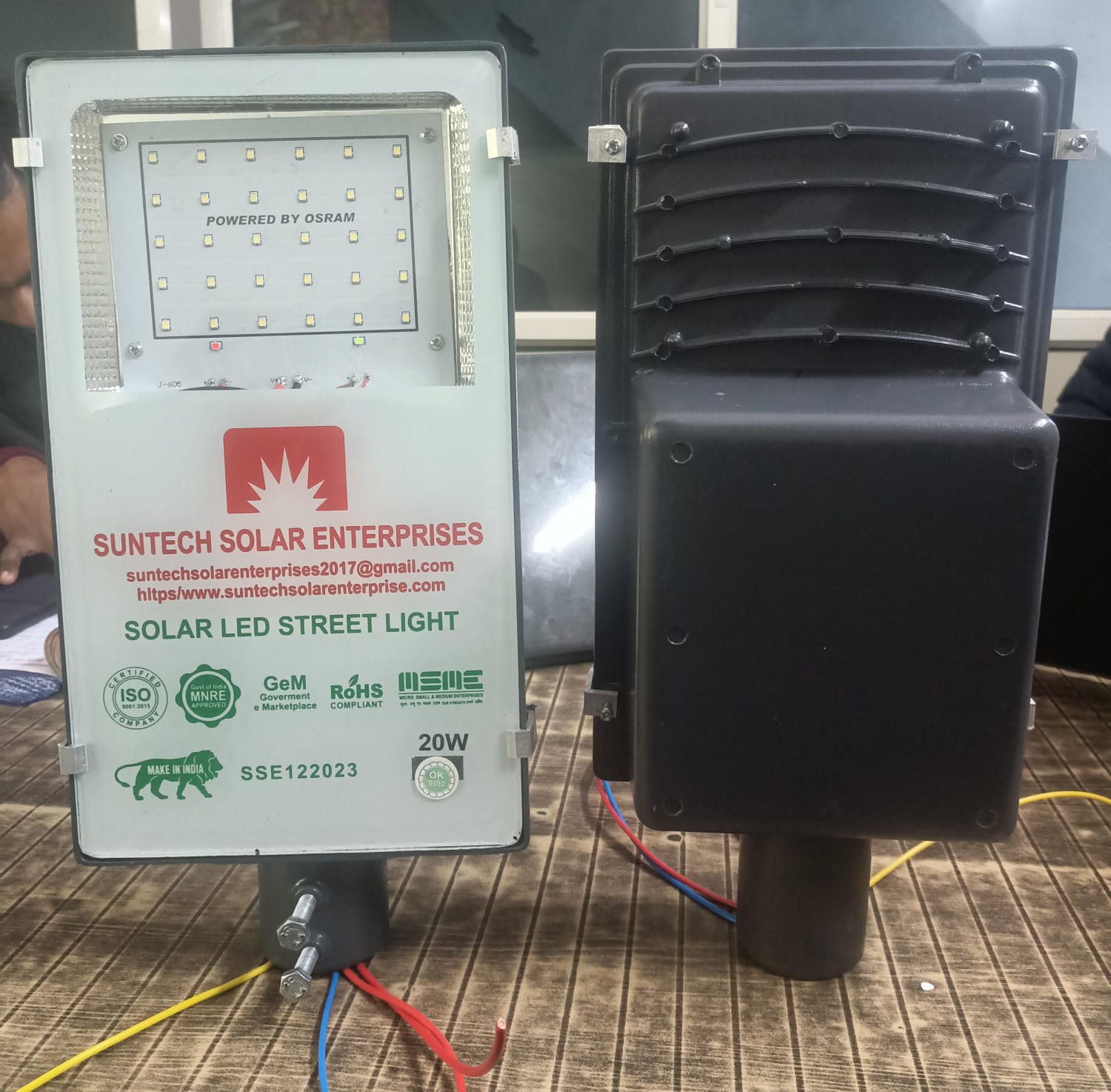 Solar led street lights