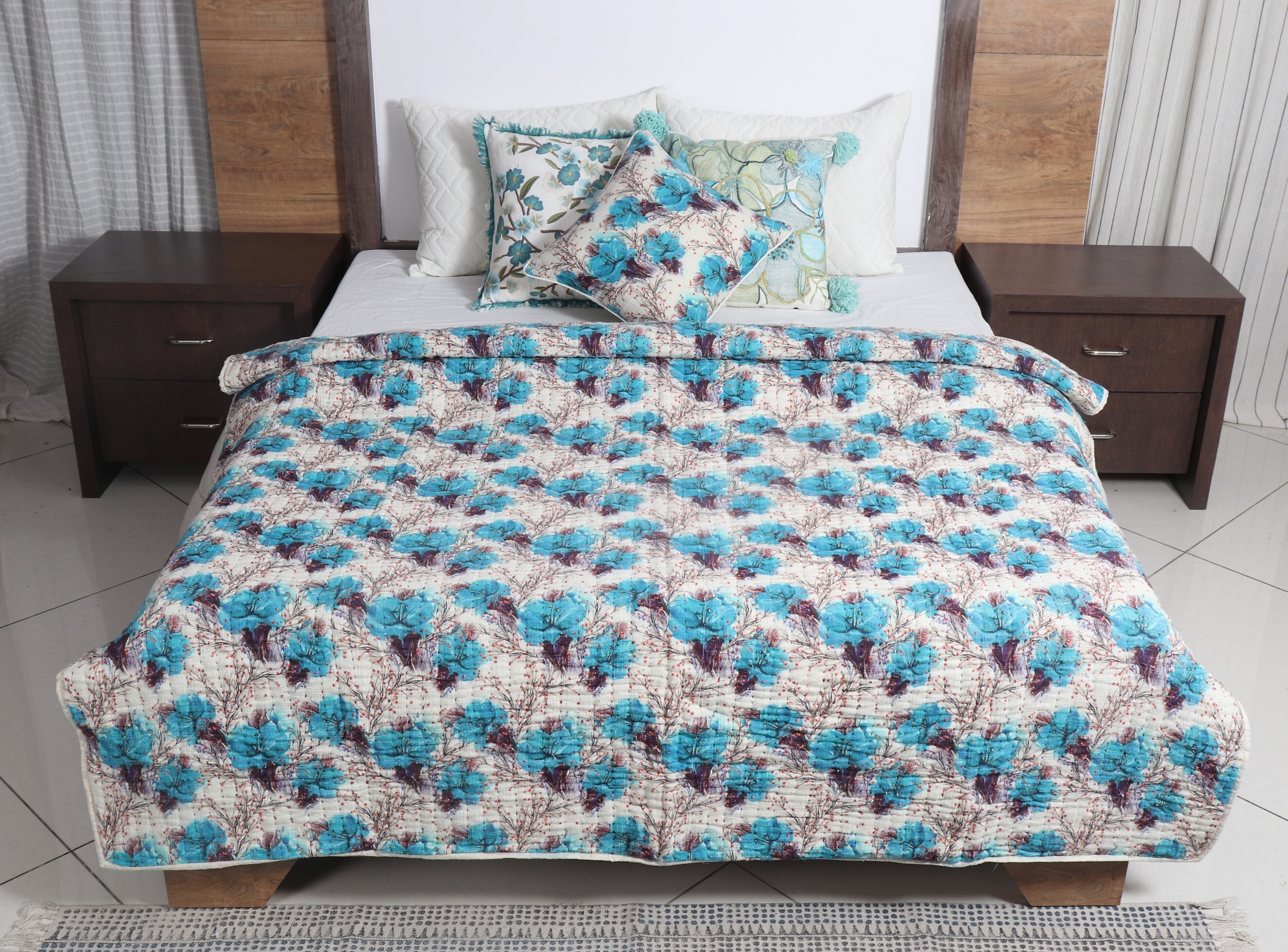 New Cotton Paisely Print Quilts