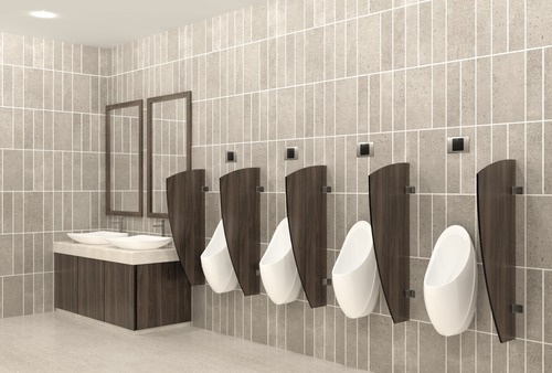 Urinal Partitions - Color: Brown