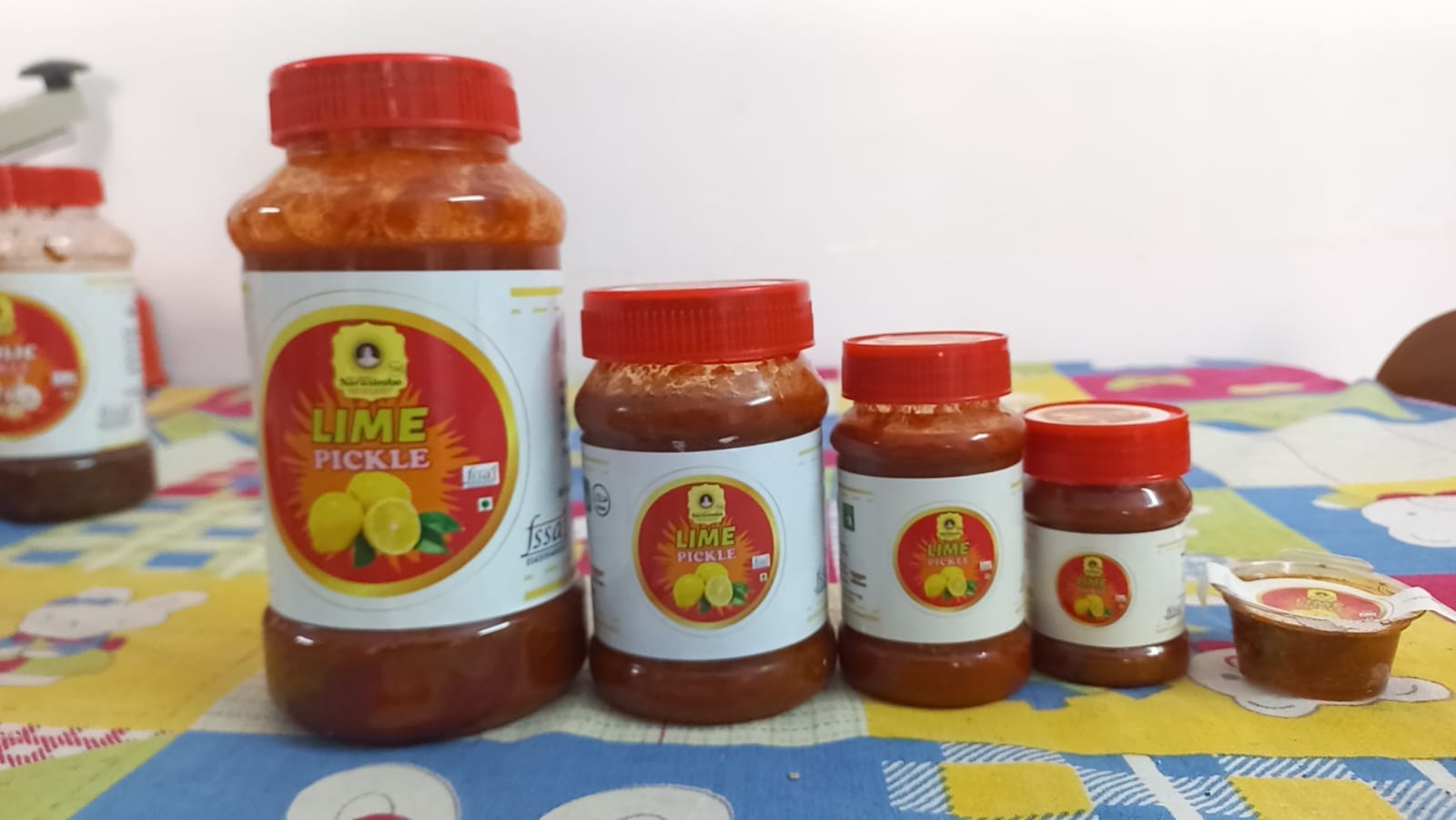 Lime Pickles - Spicy Flavor, Yellow Slices | Authentic Homemade Masalaa, Raw Processing, Hygienic, No Preservatives Or Chemicals