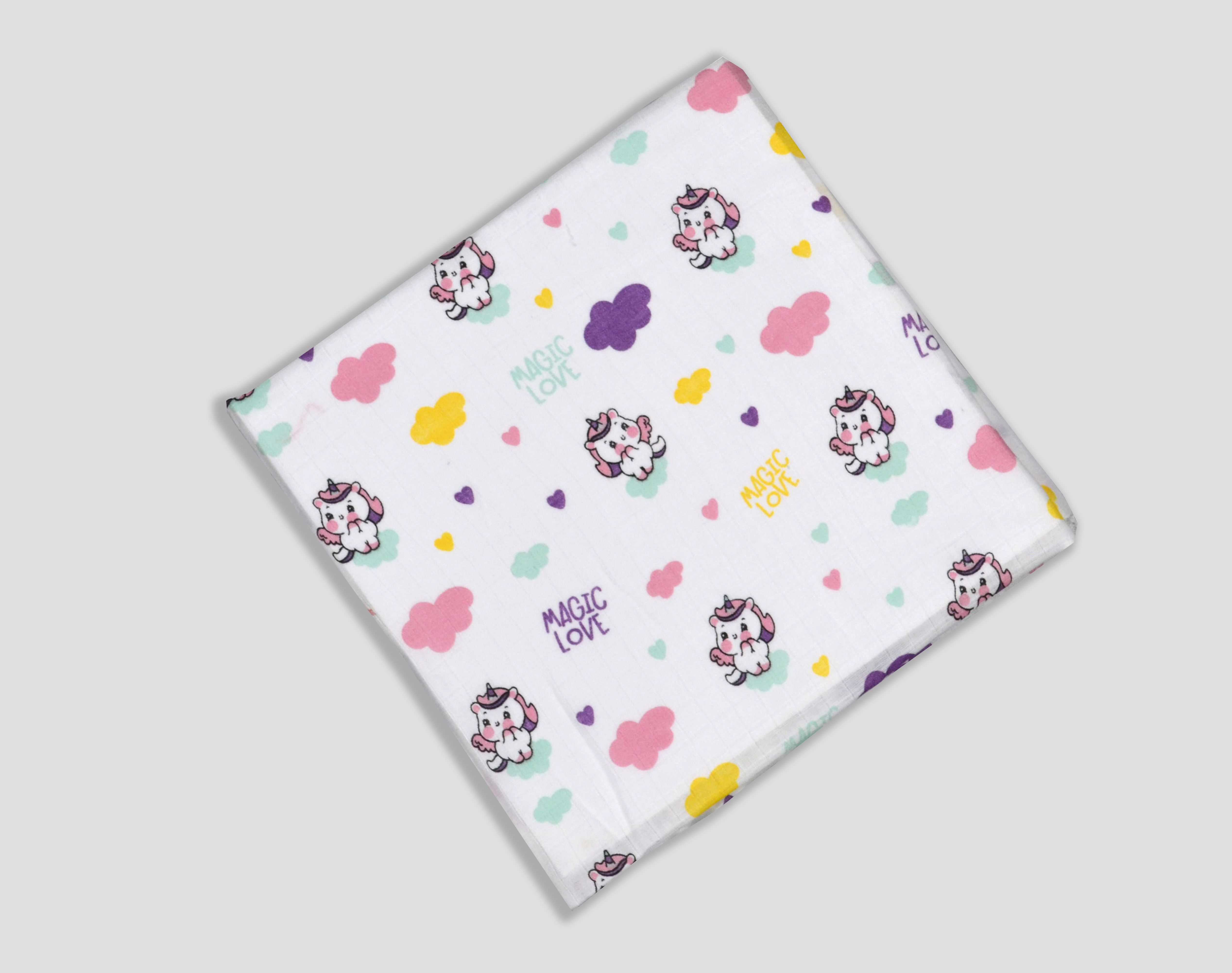 Cotton Muslin Printed Fabric