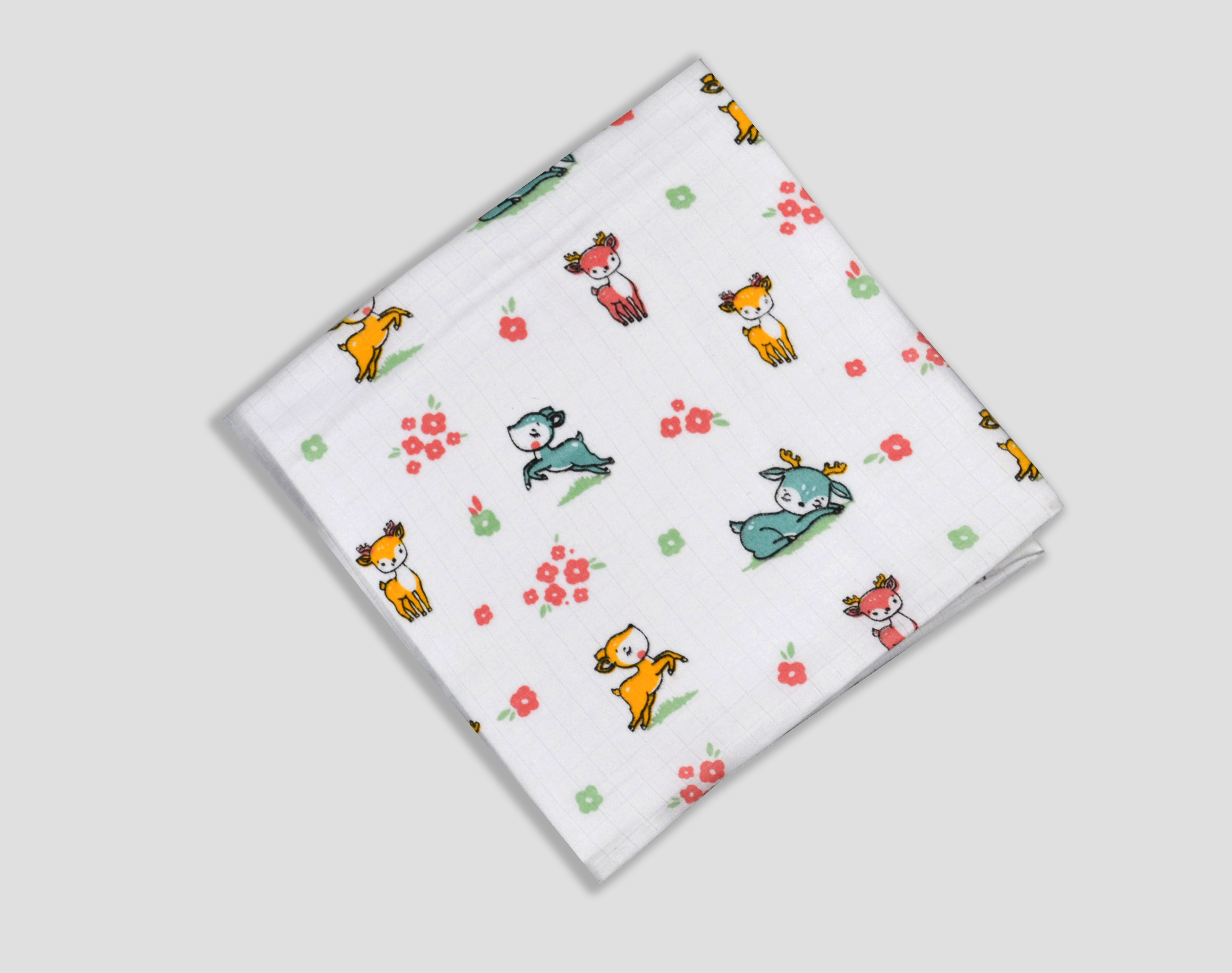 Cotton Muslin Printed Fabric